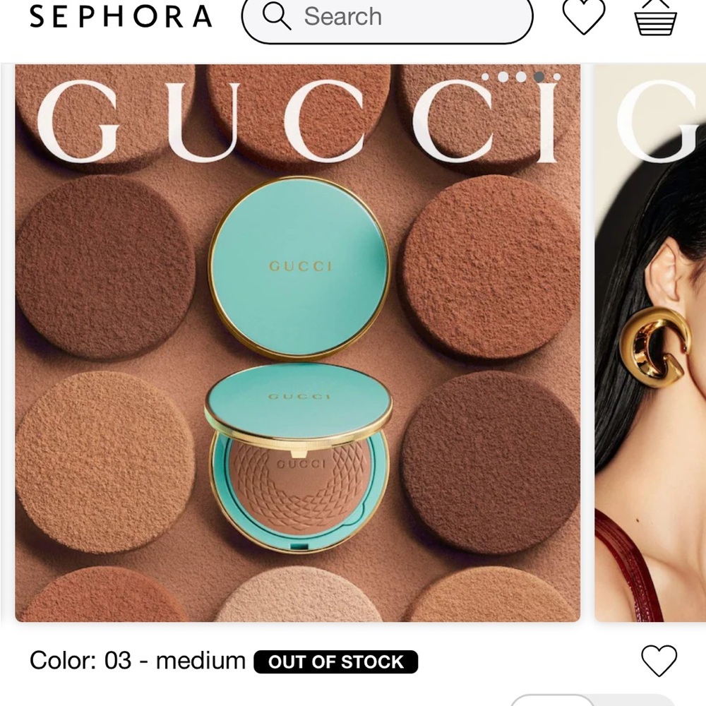 Gucci Sun-Kissed Glow Powder Bronzer - Color 03 / Medium